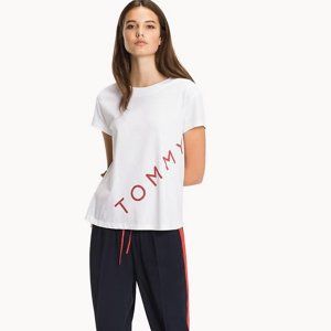 Tommy Hilfiger dámské bílé tričko Benni - M (100)